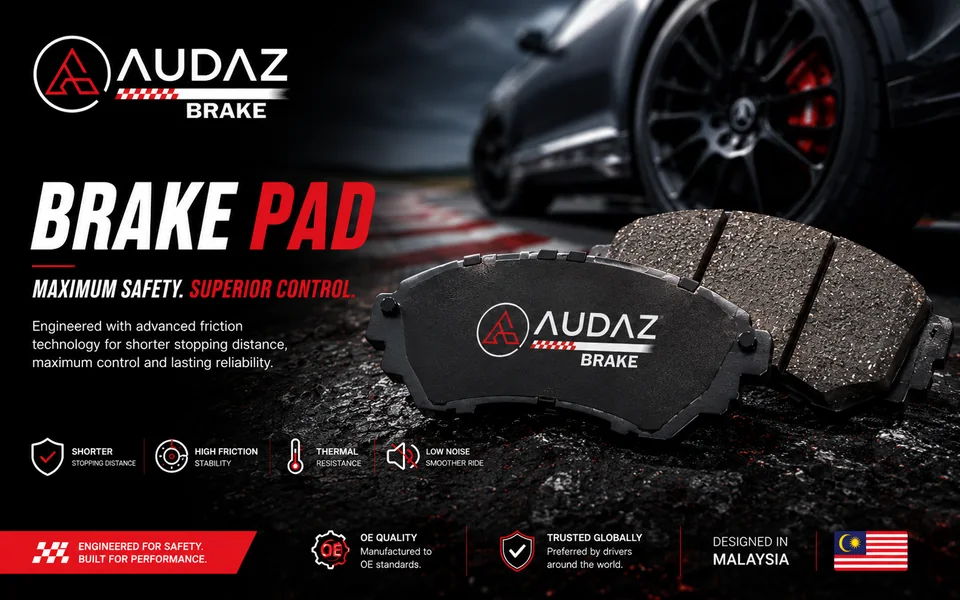 KENSEI brake pads manufactured in Malaysia