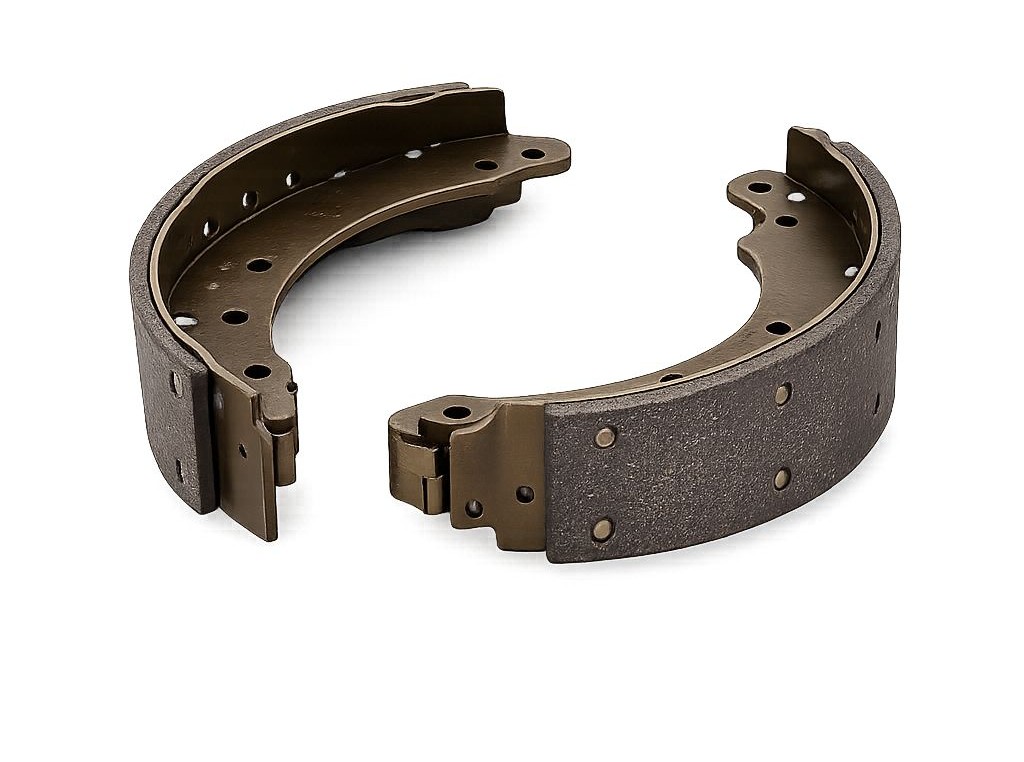 KENSEI brake shoe with bonded friction lining