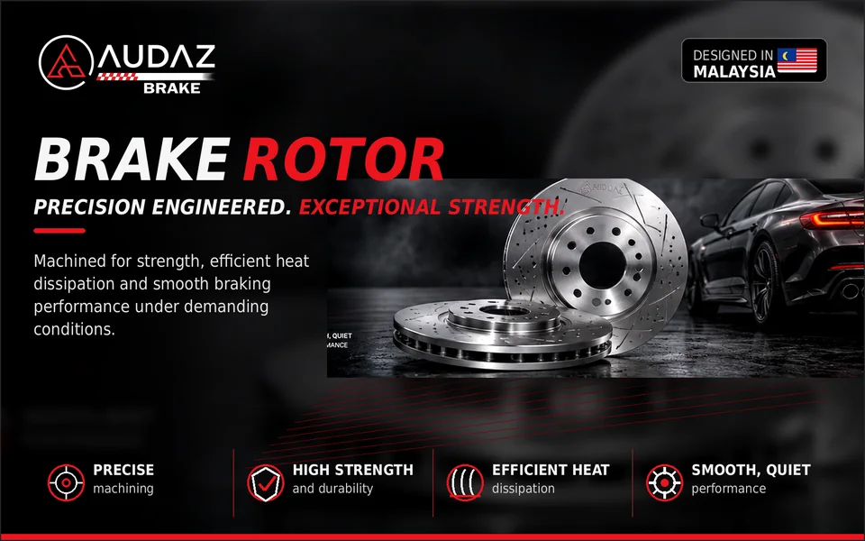 KENSEI disc brake rotors manufactured in Malaysia