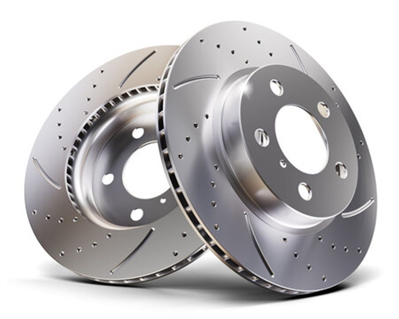 KENSEI disc rotors — vented, drilled and slotted configurations